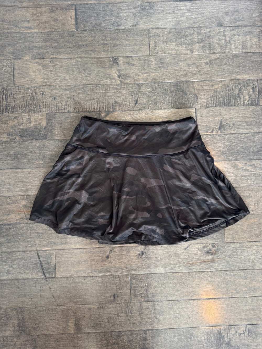 lululemon athletica Black Camo Athletic Skort